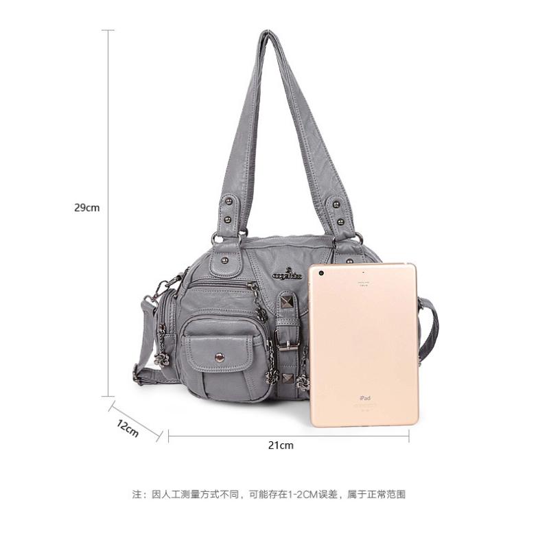 Women PU Shoulder Handbags Satchel Top-handle Dumpling Pack Crossbody Bags Phone Money Pack Schoudertassen Dames Groot