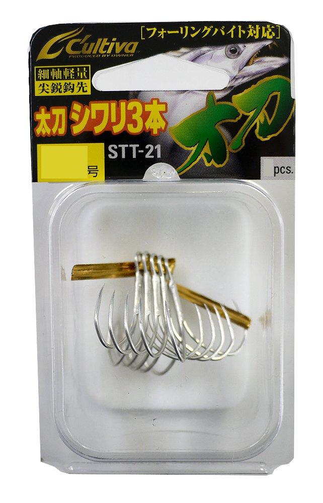 OWNER Triple Hook STT21 Tachi Wrinkle 3 Pieces No. 17 No. 17