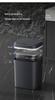 2026 Smart Induction Trash Can with Built-in Press Ring, Long Battery Life, 16L Capacity for Living Room