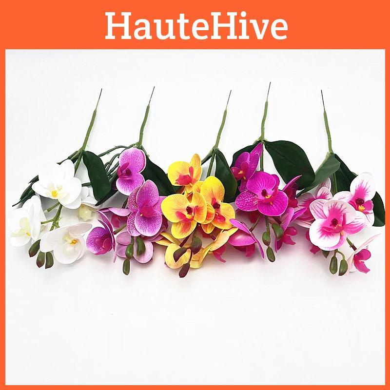 Orchid Artificial Butterfly Flowers Bonsai Home Decor And Photography Props