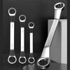 45 Degree Double End Box End Wrench Offset Spanner Garage Workshop Repair Hand Tool Hardened Offset Spanner Tool