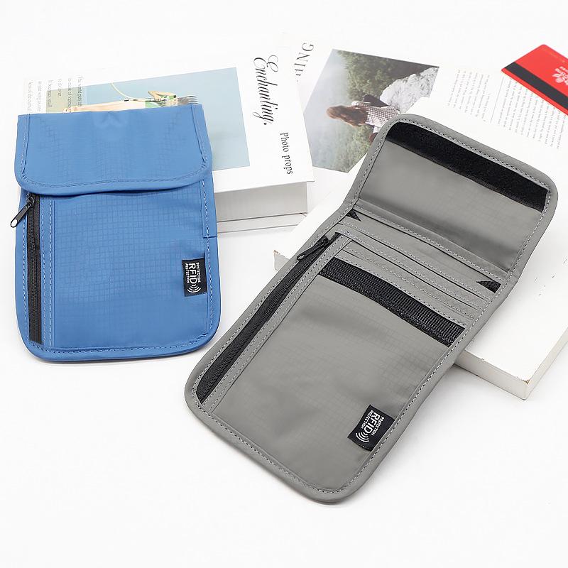 RFID Blocking Anti-Theft Lanyard Bag for Keys & Passport