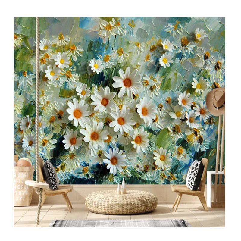 

Modern Mural Removable Wildflower Wallpapers Home Decor For Living Room Background 3d Wall Papers 200 cm(W) x 140 cm(H)