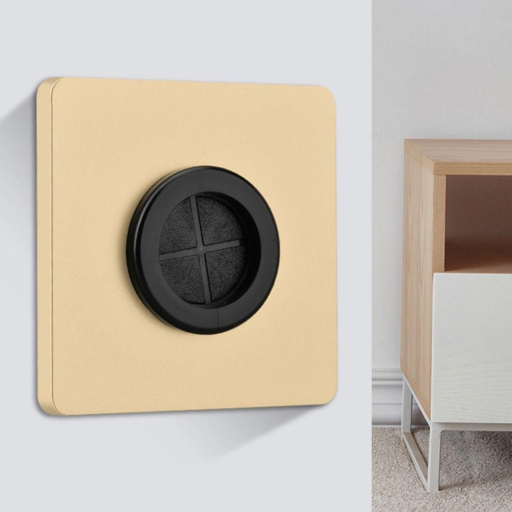Electrical Supplies With Rubber Pad Wall Blank Panel With Outlet Hole 86Type Cable Cover Cable Organizer Storage Network Cable