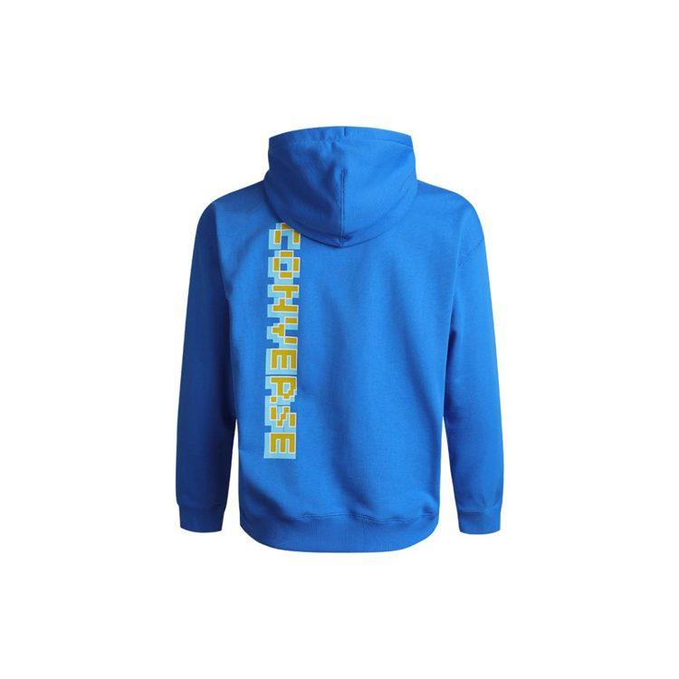 Converse Sweatshirts Men's Blue Hooded Moderate Regular 10022413-A02