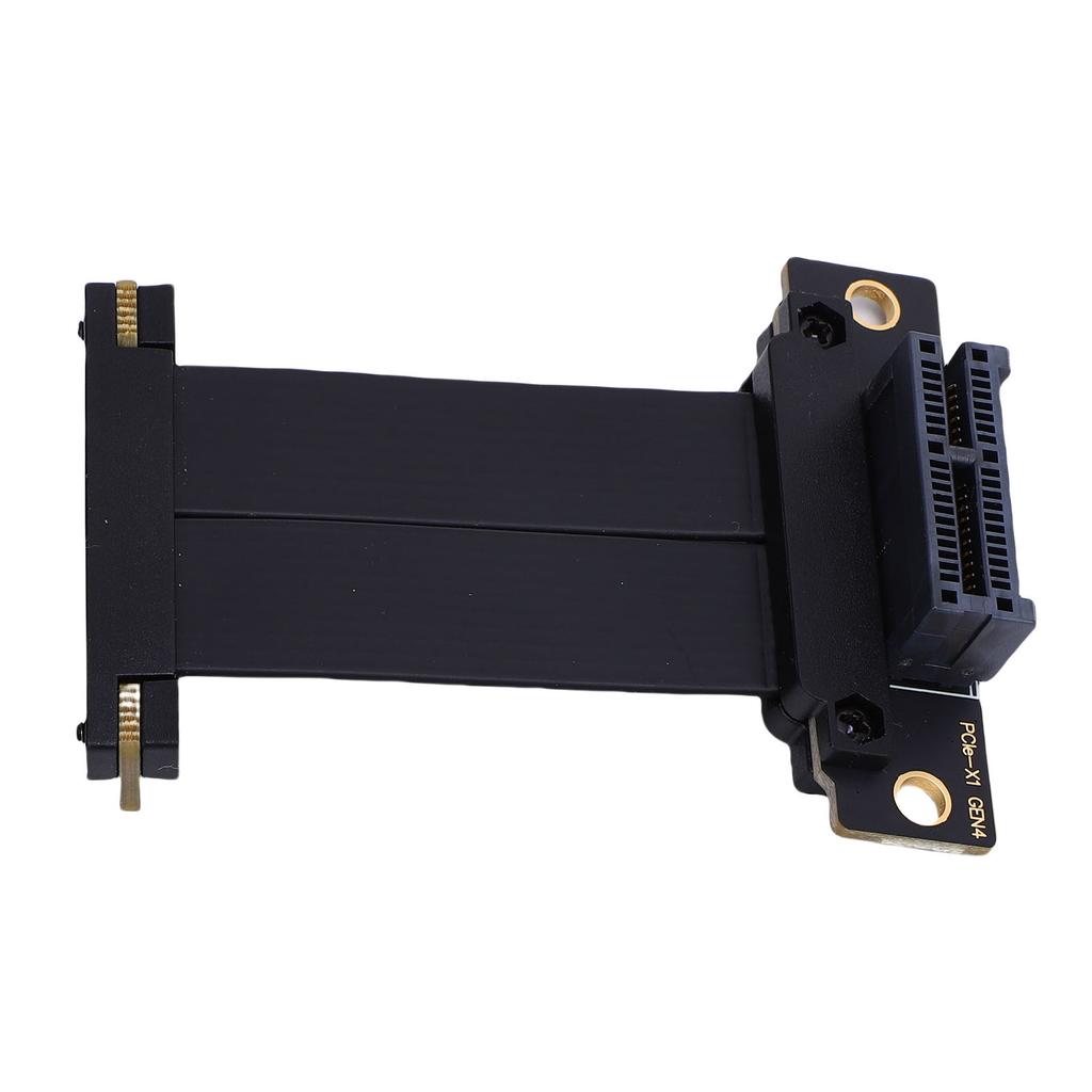 PCIE 4.0 X1 Riser Cable 90 Degree Male To Female Full Speed Lossless Flexible Gen 4 GPU Graphics Card Extension Cable