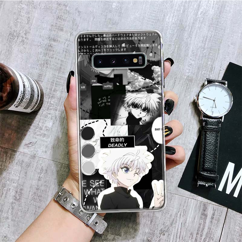 Hunter X Hunter Killua Phone Case For Samsung Galaxy S20 FE S10 Plus S21 S22 Ultra S10E S9 S8 S7 Edge J4 + Fundas Cover Coque