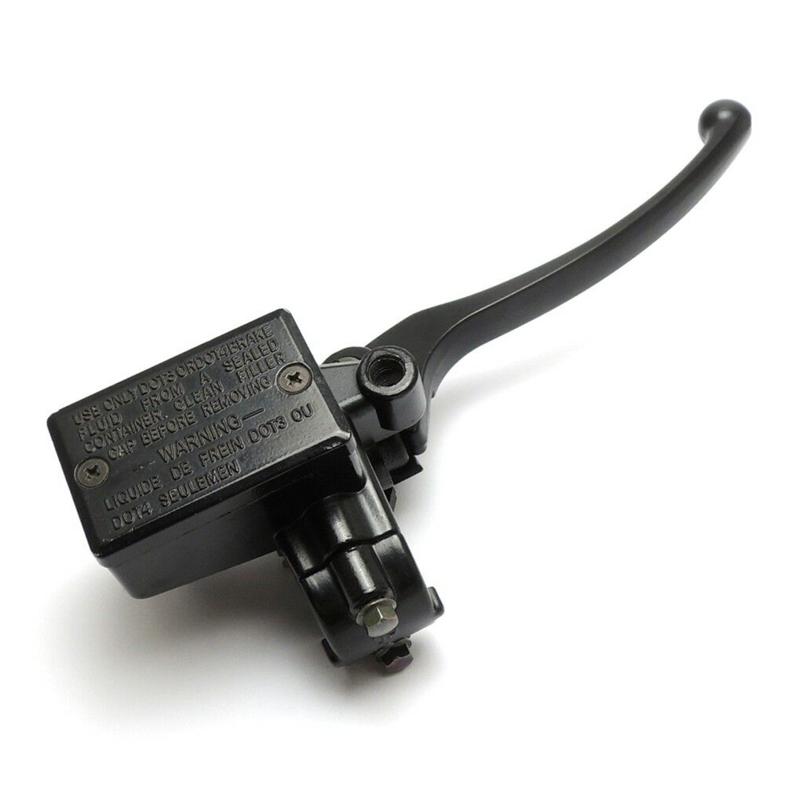 Motorcycle Front Brake Lever Master Cylinder Pump Lever Right 22mm 7/8" Side Banjo Bolt for Honda Suzuki Benelli DUCATI