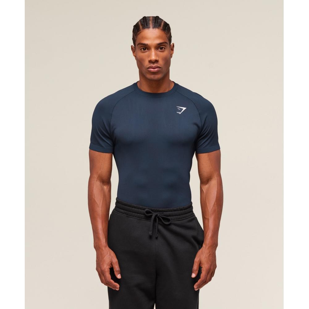 

Gymshark Geo Seamless T shirT Navy Heavy Blue A5a2d Udc9 XS