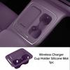 For Leapmotor C10 2026 Car Wireless Charger Silicone Mat Center Console Cup Protective Scratch-resistant Interior Accessories