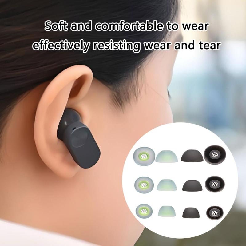 4Pair Silicone Ear Tip for Buds 2 In-ear Headphone Eartips IE800S Tip AntiSlip Noise Reduce