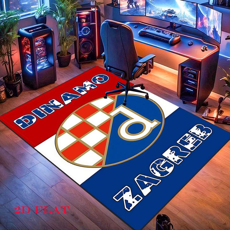 GNK Dinamo Zagreb Carpet Rug for Living Room Bedroom Home Sofa Decoration,Kids play Nonslip Floor Mat