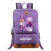 Anime Cartoon Peripheral Korean Version Student Schoolbag Large Capacity Leisure Travel Bag Personalized Printing Backpack