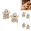 Chic Alloy Pearl Ghost Earrings For Women Great For Special Occasions