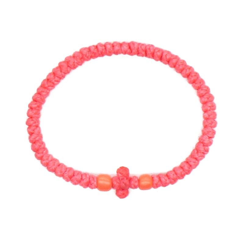 Verstellbares griechisch-orthodoxes Armband, christliches Gebetsarmband, handgewebt, Unisex-Armband, religiöses Handketten-Ornament