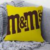 M Cioccolato Caramella Cuscino da Comodino Copricuscino Decorativo Divano Arredamento Casa custodia federe