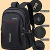 1pc Compact Mens Nylon Backpack - Large Capacity Travel Bag for Work & College - Durable, Spacious, USB Cable Not Included - Trendy Casual Style