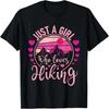 Just A Girl Who Loves Hiking - Hiker Mountaineer T-Shirt
