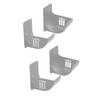 Pack of 4 Multipurpose Trash Bag Holder Adhesive Wall Mounted Organizers for Kitchen And Bathroom Storage Solution