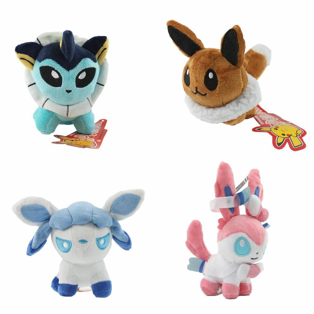 Entzückende Mini 5'' Pokemon Plüschtier Puppenkollektion mit dem niedlichen Evoli und seinen Freunden