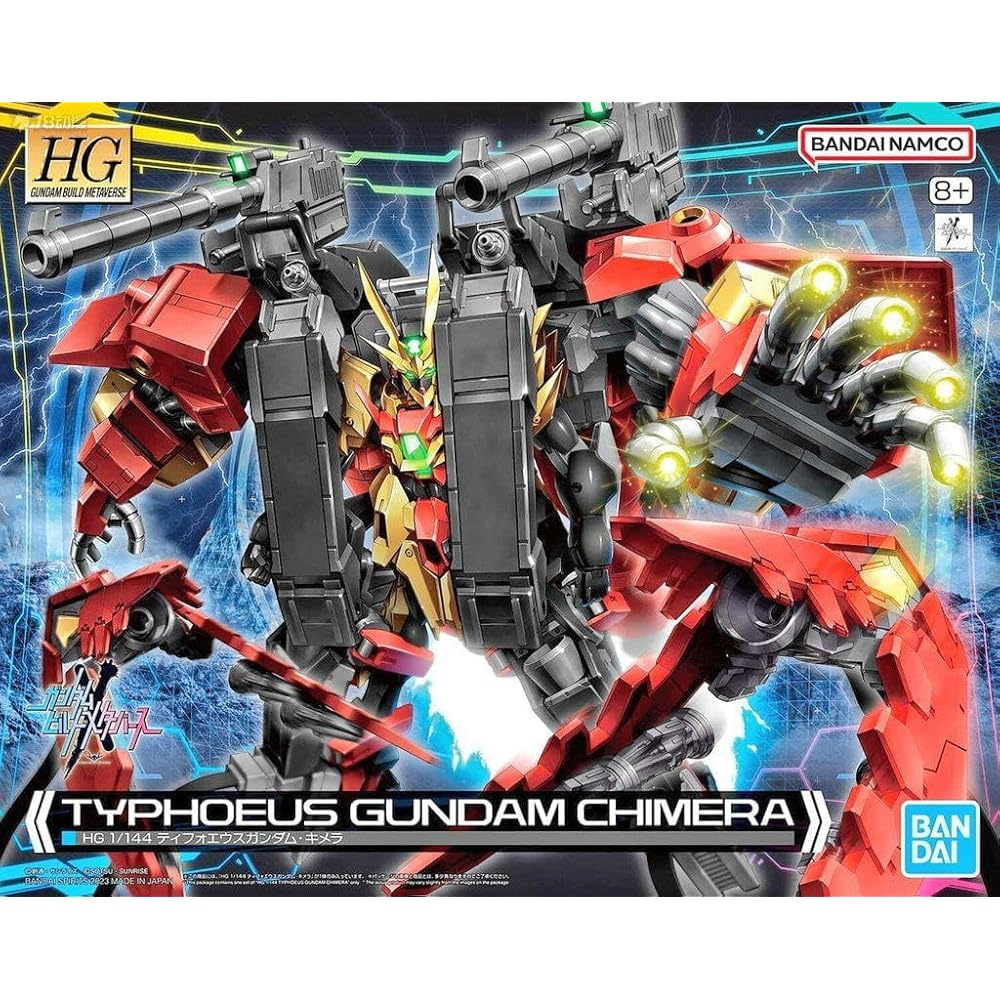 Bandai Spirits HG Tifoeus Gundam Chimera 1/144 Scale Color-Coded Plastic Model Kit