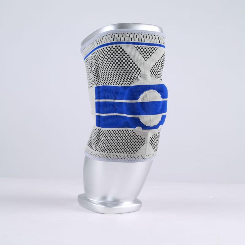 Knitted Sports Knee Brace with Anti-Slip Silicone
