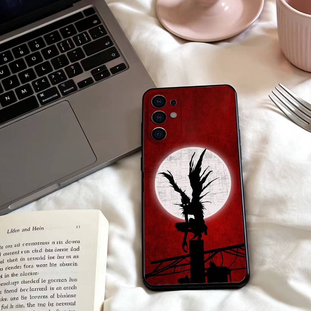 

Чехол для телефона D-Death Anime N-Note для Samsung S25,24,23,22,30,21,10,9,Ultra,Plus,Lite,FE,4,5 G Мягкий черный чехол Samsung S24fe