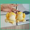 Cute Psyduck Keychain Plush Toy Cartoon Duck Stuffed Animal Backpack Accessory