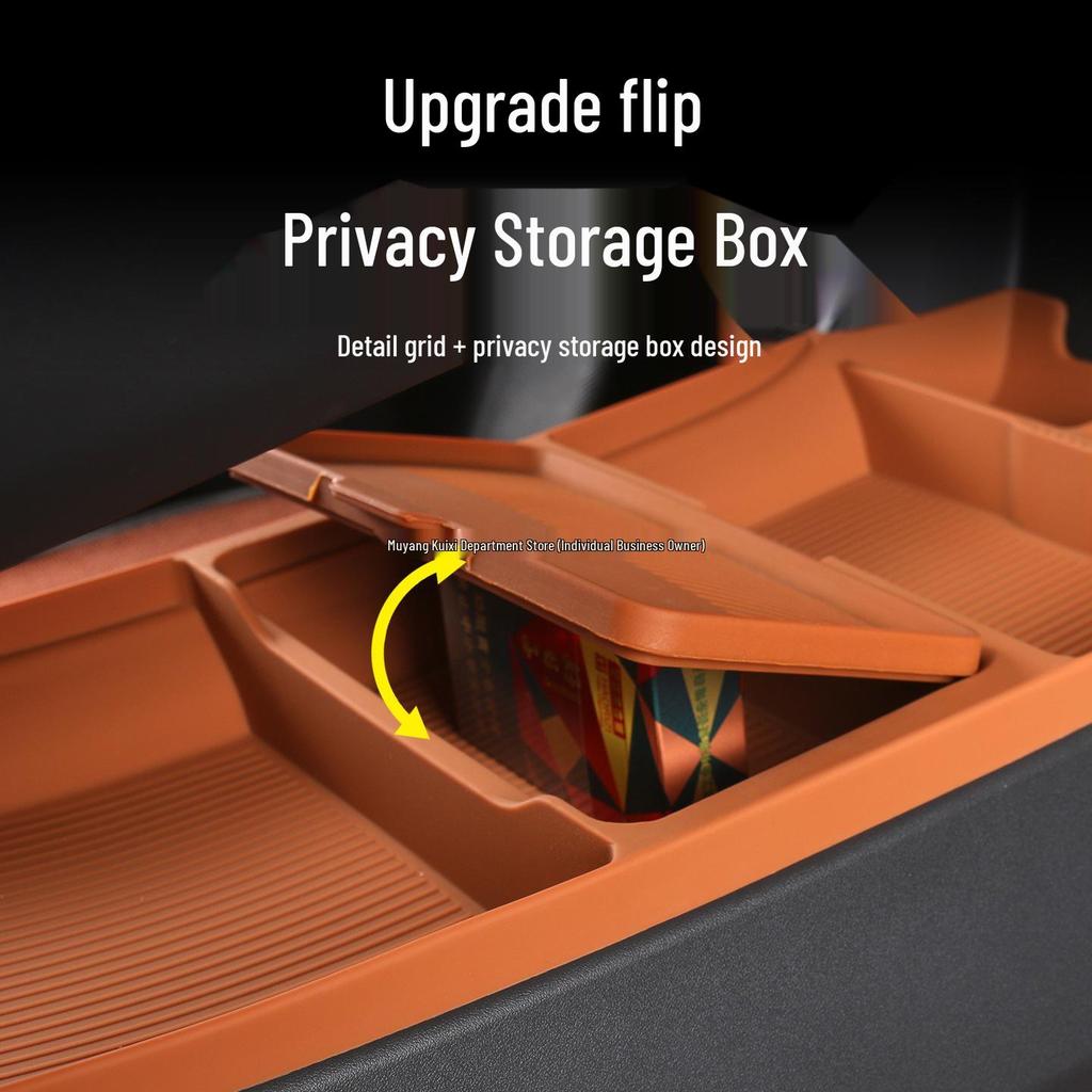 Buick Zhi Jing L7 Armrest Console Lower Storage Box Interior Dustproof Organizer