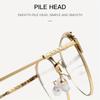 1pcs New high-end retro metal cat eye holder for men and women equipped with photochromic day and night dual-use sunglasses
