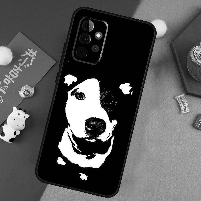 Pit Bull Lovely Pet Dog Pitbull Case For Samsung Galaxy A34 A54 A14 A15 A25 A35 A55 A53 A33 A13 A52 A32 A12 A51 A71 Cover