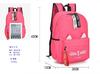 Blue Refrain Cat Ear Backpack for Large Perfect for and Girls Women, Canvas, Lightweight, Capacity, Students, School, Kids, (Black)