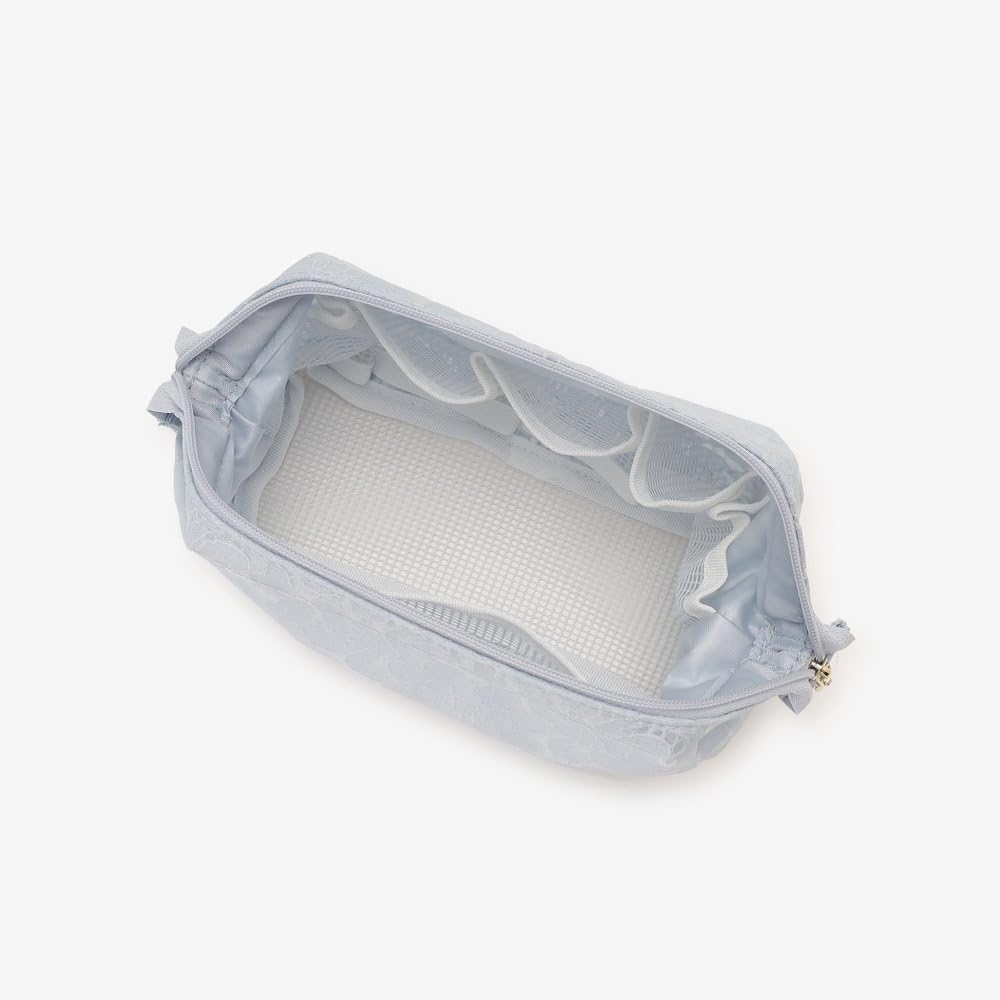 Tea AfternoonTea LIVING Pouch JF24 Lace Wire Pouch Blue [Afternoon Living]