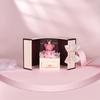 Rosen-Design Ewige Blume Schmuckschatulle Doppeltür Valentinstags-Geschenkbox Geschenkverpackung
