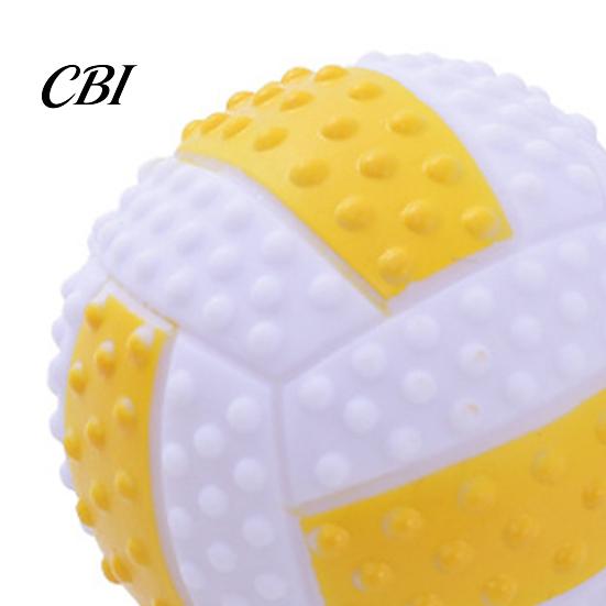 Tough Chew Toy for Dogs Dog Ball, Sound-Producing Rubber Durable Pet Sound Making Toy, Cleans Teeth Interactive Training Outdoor Play Tartar Removal