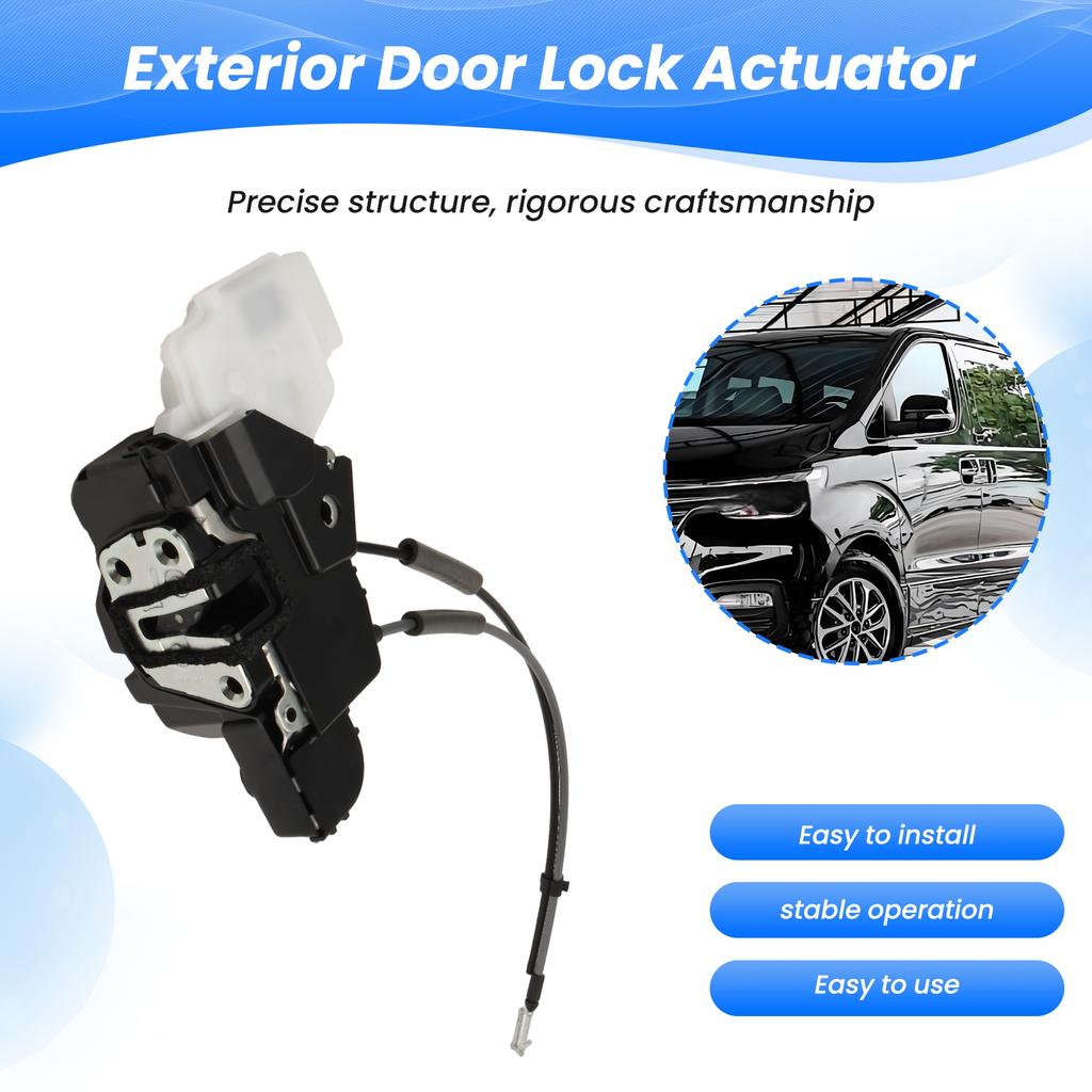 A03Z-Front Door Lock Latch Motor Actuator For Hyundai H1 Grand Starex I800 Exterior Door Lock
