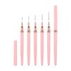 5pcs Nail Art Liner Brush Set UV Gel Nail Brushes Kits French Stripe Line Painting Drawing Flower Pen Professional Manicure Tool