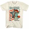 Fraggle Rock Jim Henson 80 Stelle e Strisce 1983 Boober Dave Goelz Maglietta da Uomo
