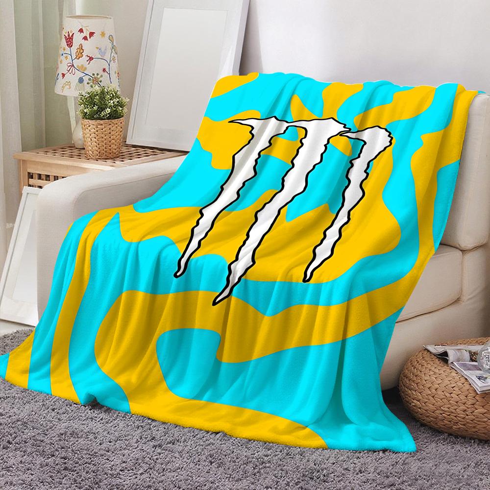 Brand M-SonsterS EEnergyS Throw Flannel Throw Blanket: Soft Kid-Friendly Warm Anti-Static All Season Washable Couch Bed Home