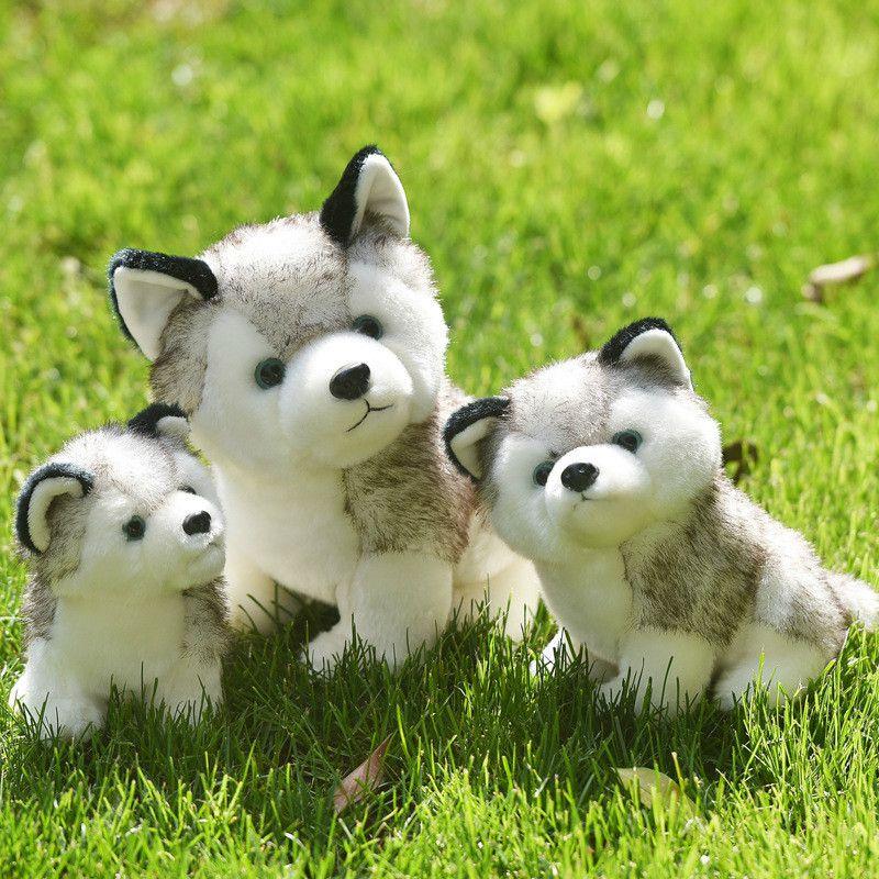 Plush Doll Husky Soft Toy Stuffed Animal Cute Dog Christmas Baby Kids Hot Toy