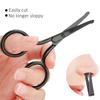 Nose Hair Scissors Rounded Tip Moustache Beard Facial Eyebrow Scissor Trimmer