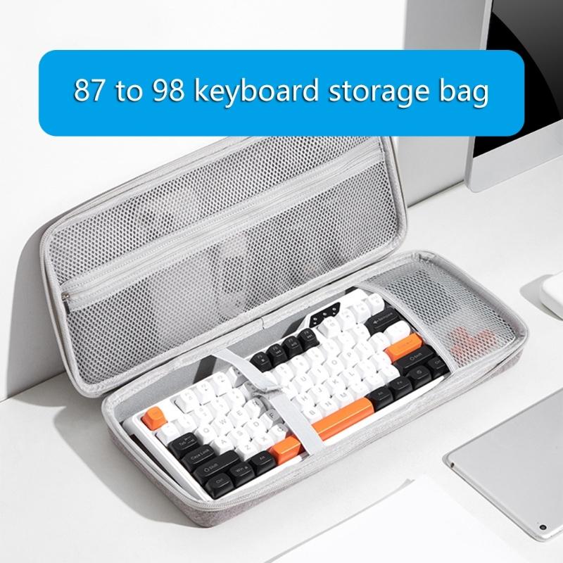 Hard Shell Keyboard Storage Bag for 87 98 Key Computer Mechanical Gaming Keyboards Travel Safe