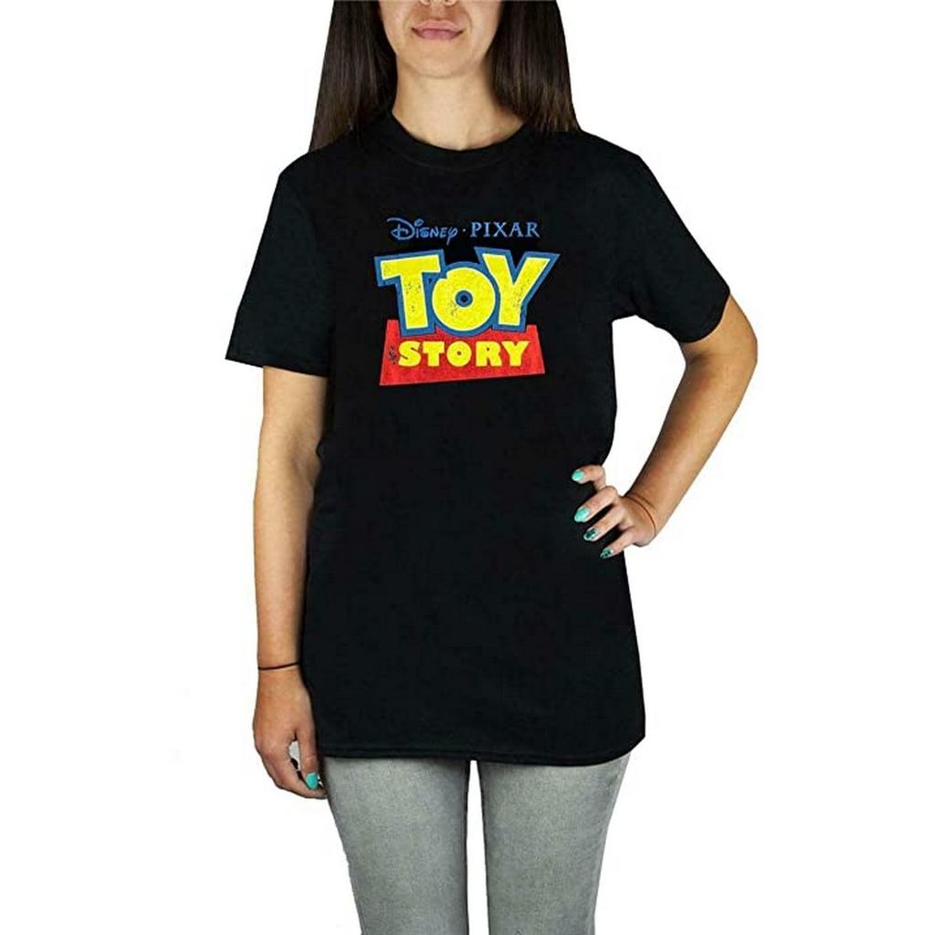 Toy Story Boyfriend-T-Shirt aus Baumwolle mit Logo für Damen