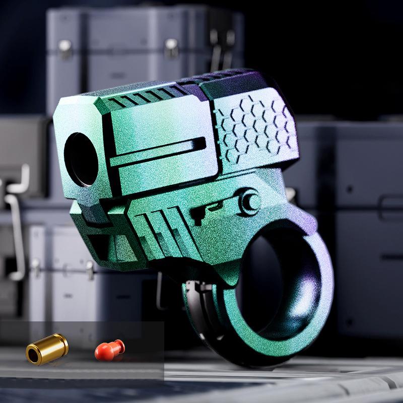 Mini Soft Bullet Shell Ejecting Plastic Toy Gun New Decompression Fidget Spinner Toy For Boys Educational Novelties & Gag Toys