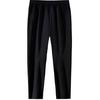 Anta Casual Simple Solid Color Straight Leg Knitted Sports Pants Women Bottoms Black 162440502-2