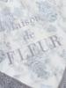 De Apparel Toile De Jouy Blanket for Blue Gray [Maison Fleur] Women,