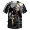 Sull T-Shirts Beer Horror Skeleton 3D Print Streetwear Men Women Fashion Oversized Short Sleeve T Shirt Male Tees Tops Clothing