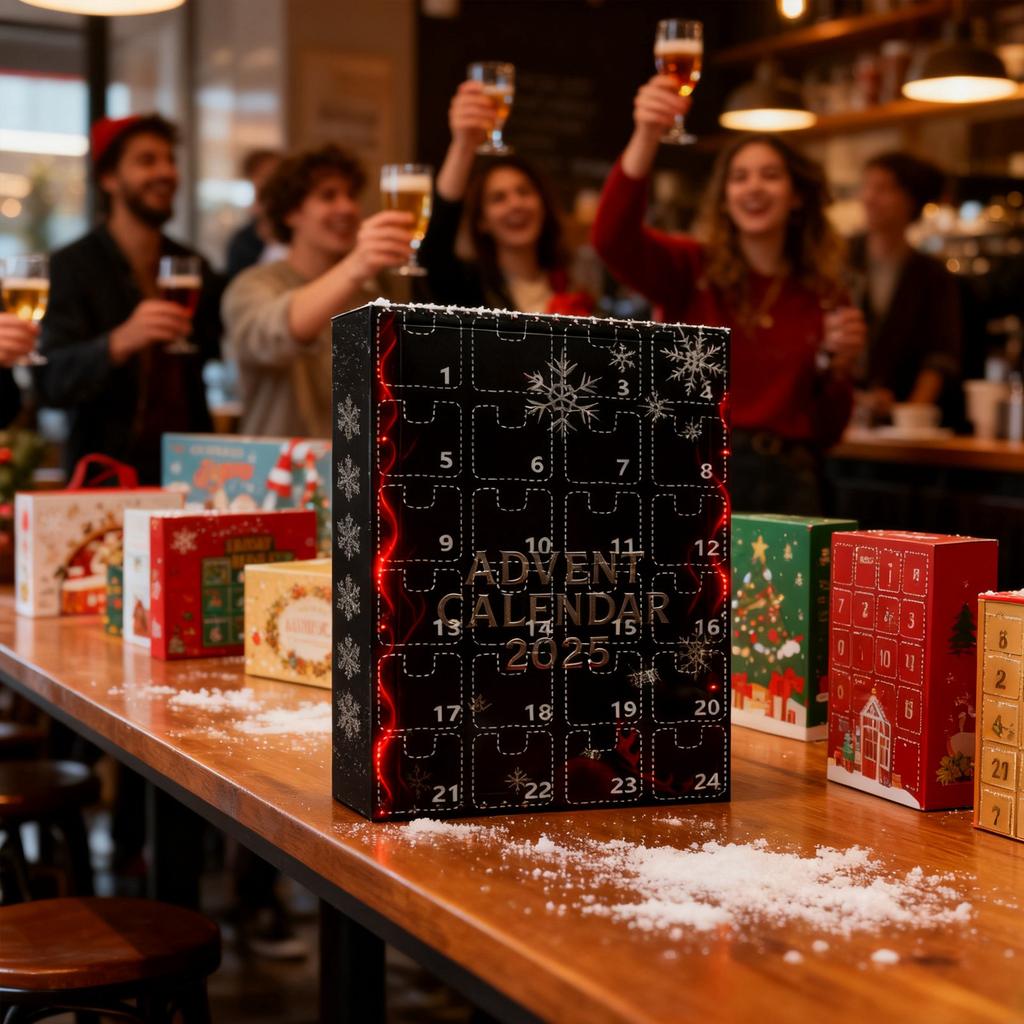 2D Ankunftskalender Enthält 24 Ankunftskalender, Countdown-Kalender und Überraschungs-Sammelobjekte