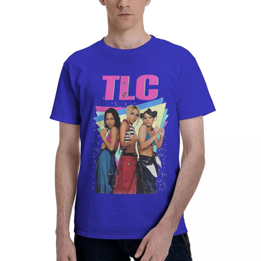 90s TLC Girls Band 100 Cotton Casual Breathable Confortable Kawaii Funny Ugus TShirts Mens Wear