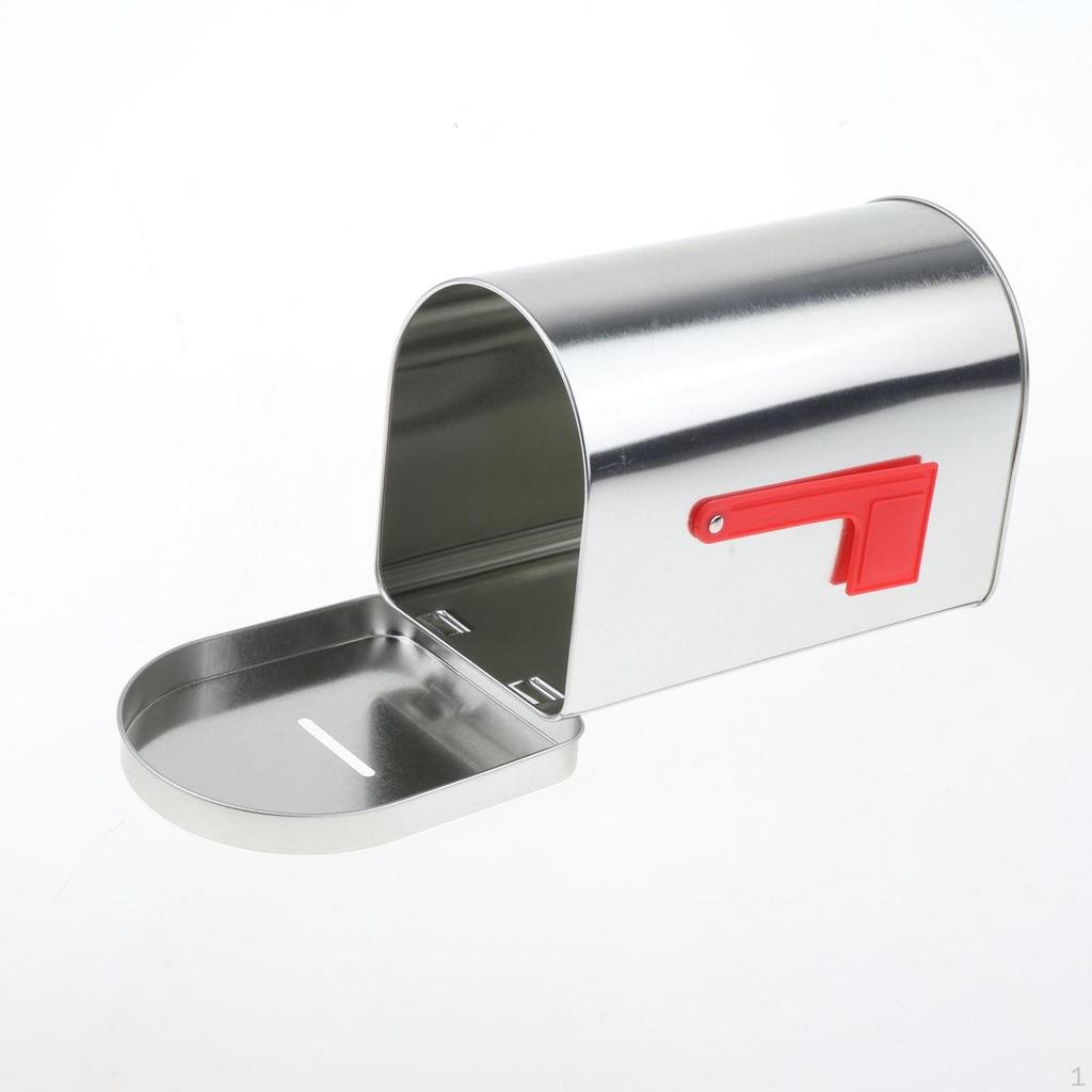 Mailbox LetterBox Christmas Decorative Iron Post Letter Modern Drop Box Mail Postbox for